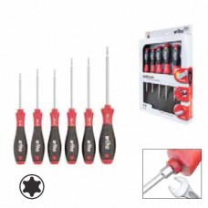 Wiha Softfinish® Torx® Ball End Screwdriver Set - Hex Blades - 6 pcs - 32249